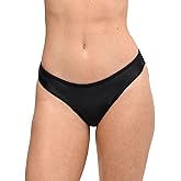 SORIO® Heavy Flow Period Swimwear for Teens & Women - 4-Layer Leakproof Period Swim Bottom - Discreet & Odor-Free – Eva Black