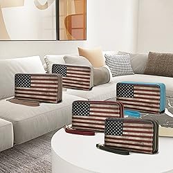 MKF Collection USA Wristlet Wallet for
