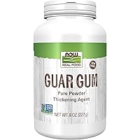 NOW Foods, Guar Gum Powder, 100% Pure Powder, Natural Thickener, Gluten-Free, 8-Ounce