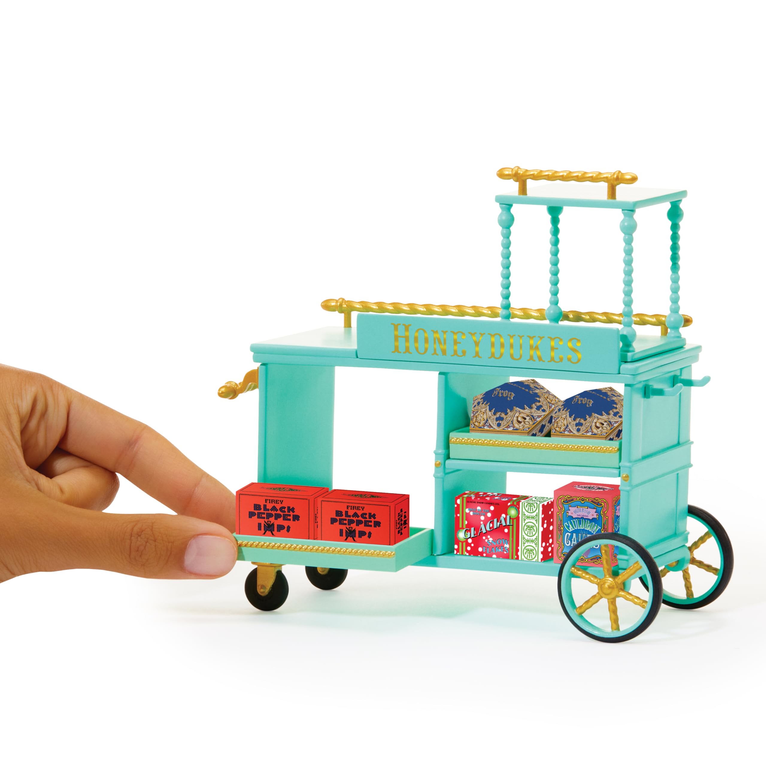 MGA's Miniverse Make It Mini Honeydukes Trolley- Harry Potter Mini-Sammlerstücke, 50+ Teile, Kunstharz-Bastelspiel, Nachgebildete Lebensmittel, Für Sammler & Kinder ab 8, Nicht ESSBAR 4