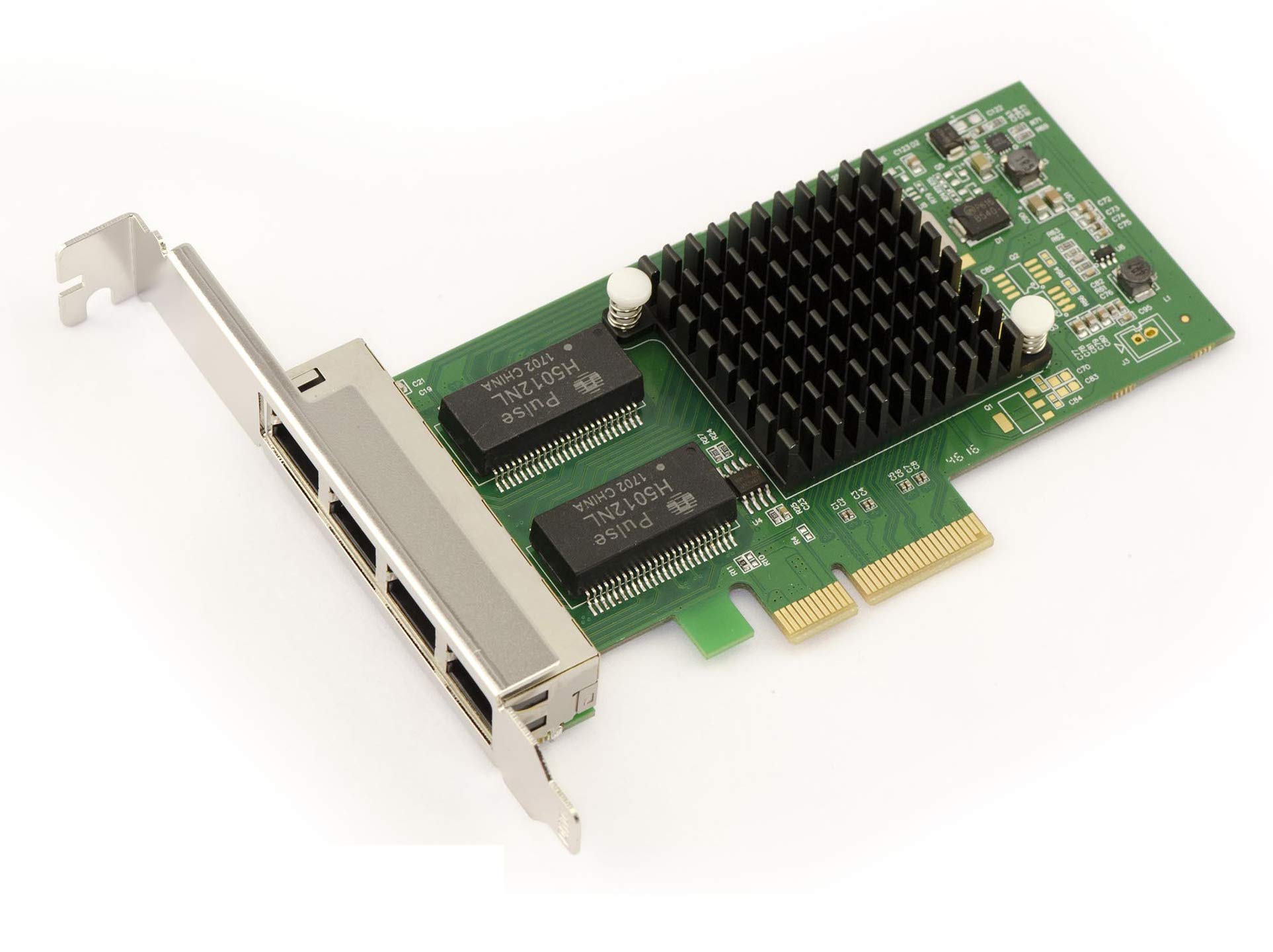 KALEA-INFORMATIQUE 4-port Gigabit Ethernet network controller card on PCIe x4 slot with Intel I350-T4 Chipset