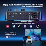 MAONO MaonoCaster G1 NEO Gaming Audio Mixer Pro-Preamp 48V Phantom RGB Bluetooth view 8