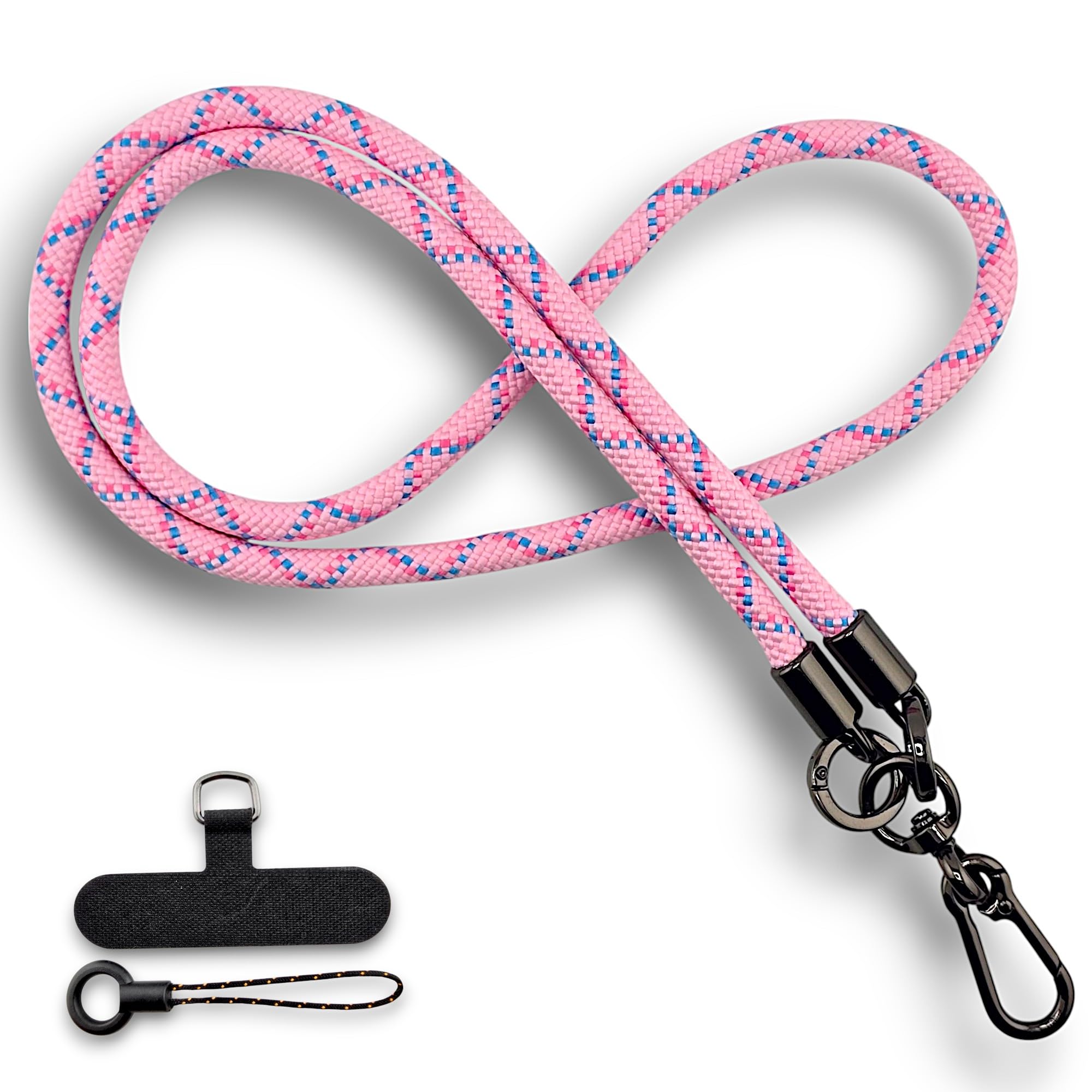 RATASK Strong Neck Lanyard Strap, Camera Lanyard, ID Card Holder, Badge Holder, Mobile Lanyard, Key Strap, (Pink) — image 1