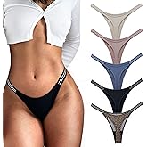 Aogda Thongs for Womens Underwear Woman Panties G-String Thong