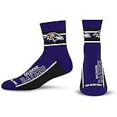 For Bare Feet NFL mens Lil' Deuce Quarter Sock