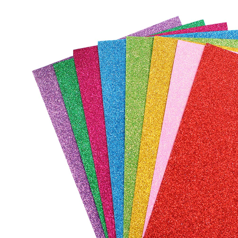 SUPVOX 10PCS EVA Foam Sheets Handicraft 