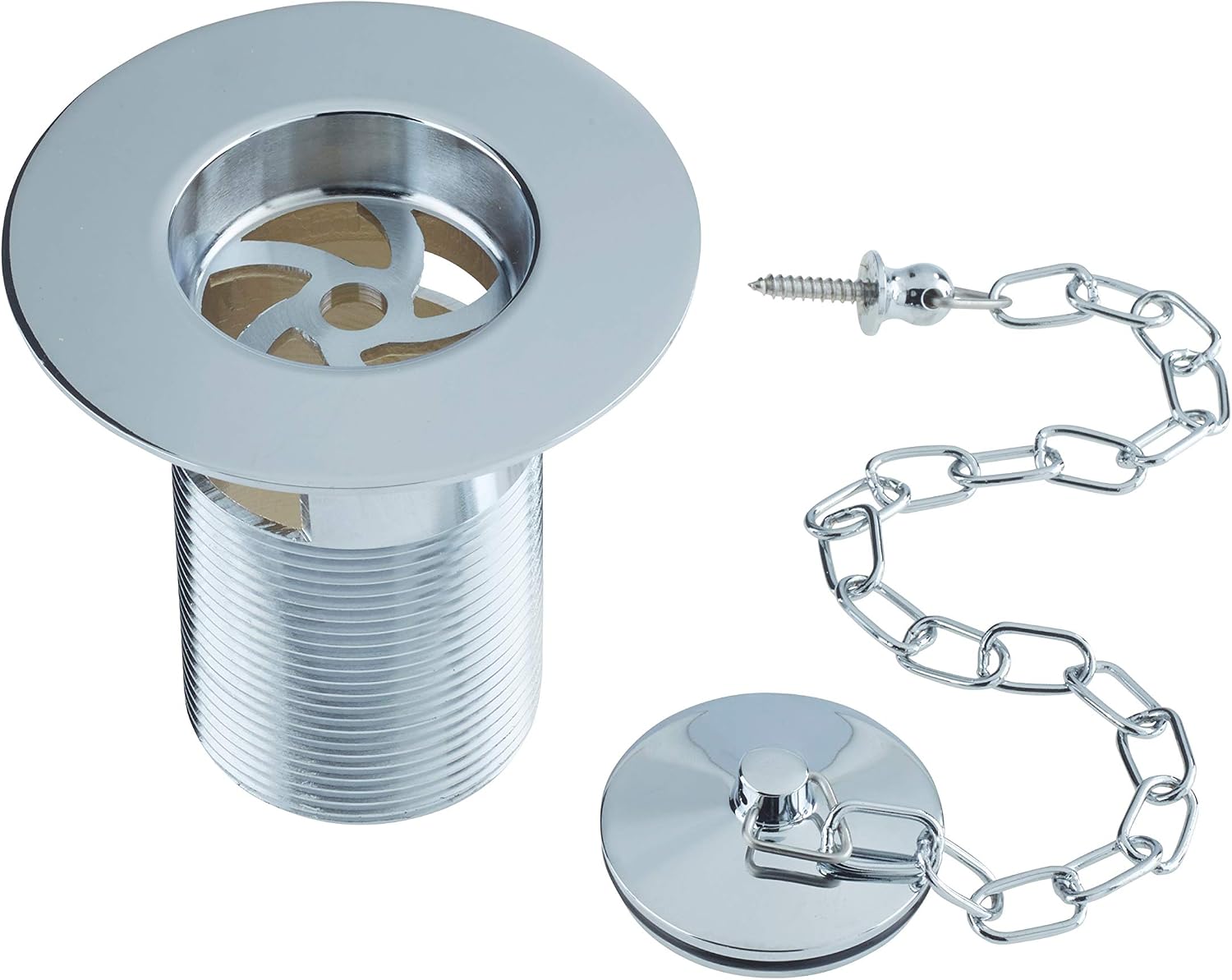 Bristan Slotted Belfast Sink Waste Complementary Product, Chrome Plated (W SNK5 C), Metallic