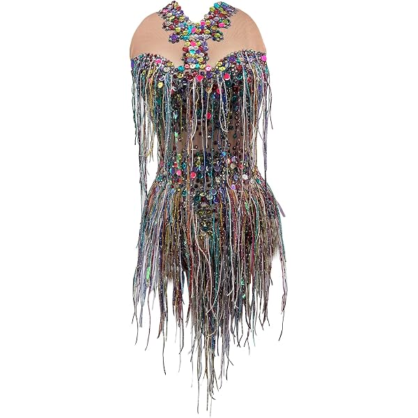 Brysta Rhinestone Gold Bodysuit Women Sparkly Gold Rhinestone Bodysuit For Women ...