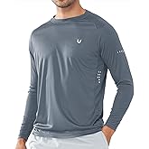 NORTHYARD Men's Sun Protection Shirts UPF 50+ Long Sleeve Swim Rash Guard Shirt Running Workout Athletic Hiking UV Fishing