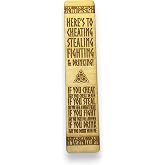 Hip Flask Plus Bookmark - Viking Toast