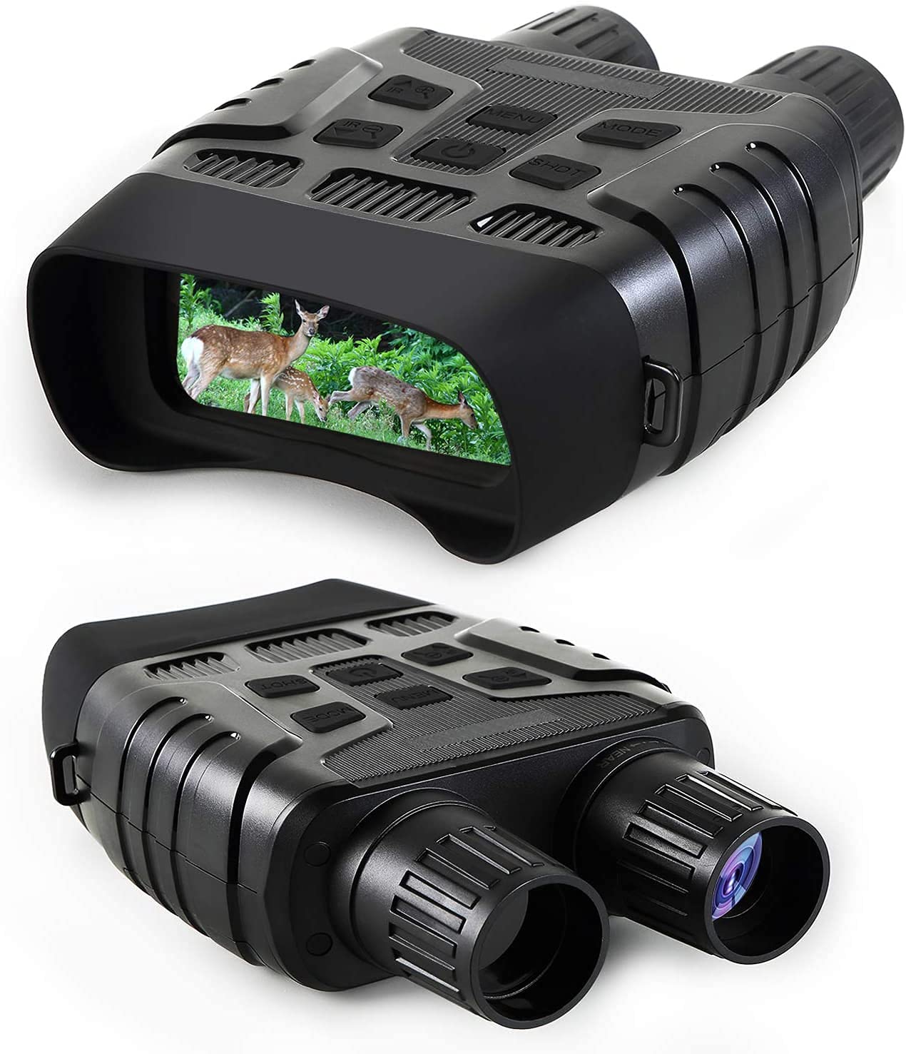 Night Vision Goggles Binoculars with 2.31"LCD Screen,1080HD Infrared (IR) Digital Night Vision Scope Wildlife Camera with Photo & Video Recording for Spotting, Hunting, Tracking up to 984FT/300M