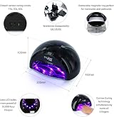 MYLEE Pro LED Gel Nail Polish Lamp 5-Finger Convex Curing 15 Sec Fast Dry view 6