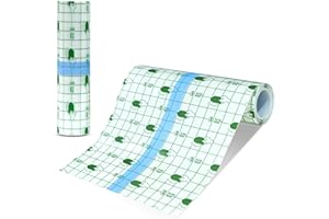 HEXSOLID Second Skin Tattoo Cover Tattoo Aftercare Bandage Transparent and Waterproof for Medium and Large Tattoos Initial Healing (Roll 6 in x 2.2 yd)