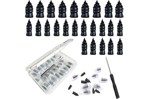 SCORYULE 40 PCS Tire Repair Rubber Nail, Tire Repair Rubber Screws, Tire Fast Self-Service Tool, Suitable for Car, Motorcycle, Tire Puncture Repair