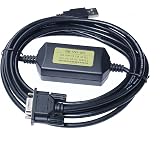 Washinglee PLC Programming Cable Compatible for Allen Bradley SLC 5/03 5/04 5/05 SLC500 and Micrologix1400, for USB-1747-CP3 Replacement, FTDI Chip, 10 FT