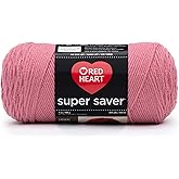 Red Heart Super Saver Yarn for Crocheting & Knitting, White, Single | #4 Medium Worsted Weight Acrylic Soft Yarn for Blankets, Beanies, Amigurumi, and Beginner Projects, 364 yards, 198g/7oz - View 7