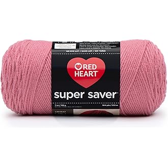 Red Heart Super Saver Yarn for Crocheting & Knitting, White, Single | #4 Medium Worsted Weight Acrylic Soft Yarn for Blankets, Beanies, Amigurumi, and Beginner Projects, 364 yards, 198g/7oz - View 8