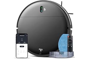 Robot Vacuum and Mop Combo, WiFi/App, Robotic Vacuum Cleaner with Schedule, 2 in 1 Mopping Robot Vacuum with Watertank and Du