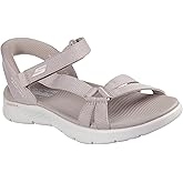 SKECHERS Women's GO Walk Flex Sandal - Illuminate Hands Free Slip-ins Fisherman