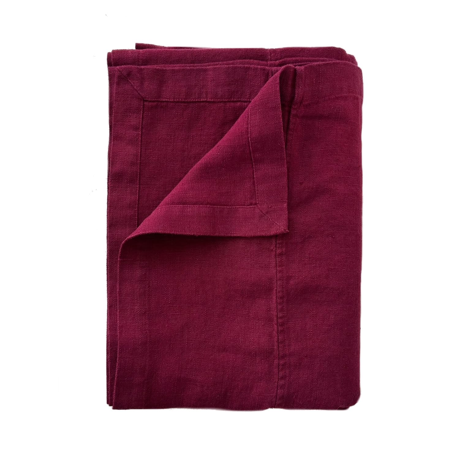 JOWOLLINA Bedspread, 100% Linen, Cinnamon Ochre, 250x280 cm