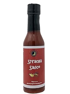 Premium | SRIRACHA Sauce | Calorie Free | Fat Free | Saturated Fat Free | Cholesterol Free | Sugar Free | Crafted in Small Batches with Farm Fresh Herbs for Premium Flavor and Zest