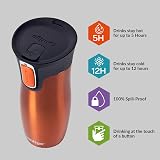 Contigo West Loop Autoseal Travel Mug 470 ml Stainless Tangerine view 2