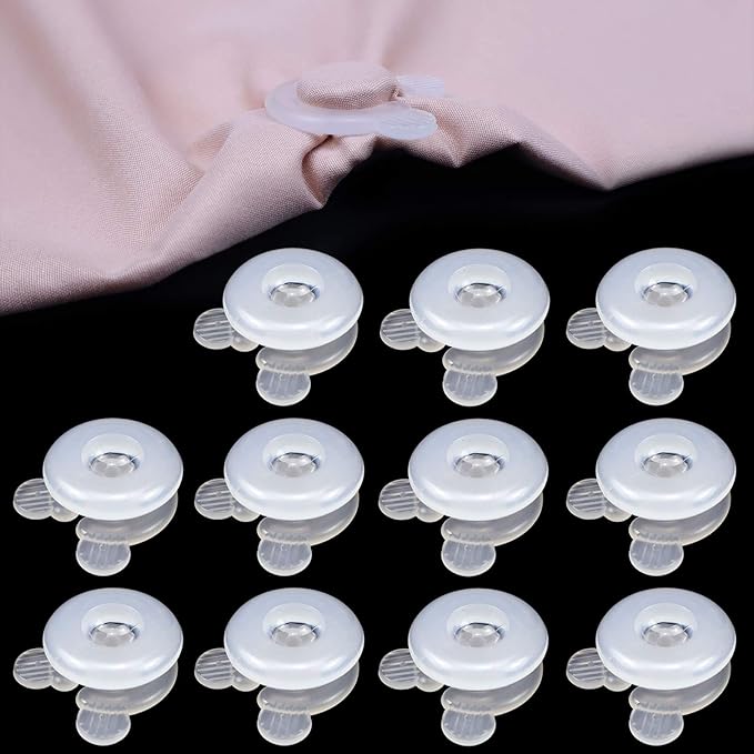 Letos 12 Pcs Duvet Comforter Clips Plastic Comforter Grippers Bed Duvet