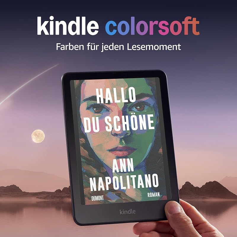 Kindle Colorsoft Signature Edition 32 GB (Version 2024) – Mit Farb-Display, Frontlicht mit automatischer Anpassung, kabellosem Aufladen und langer Akkulaufzeit – Schwarz Metallic