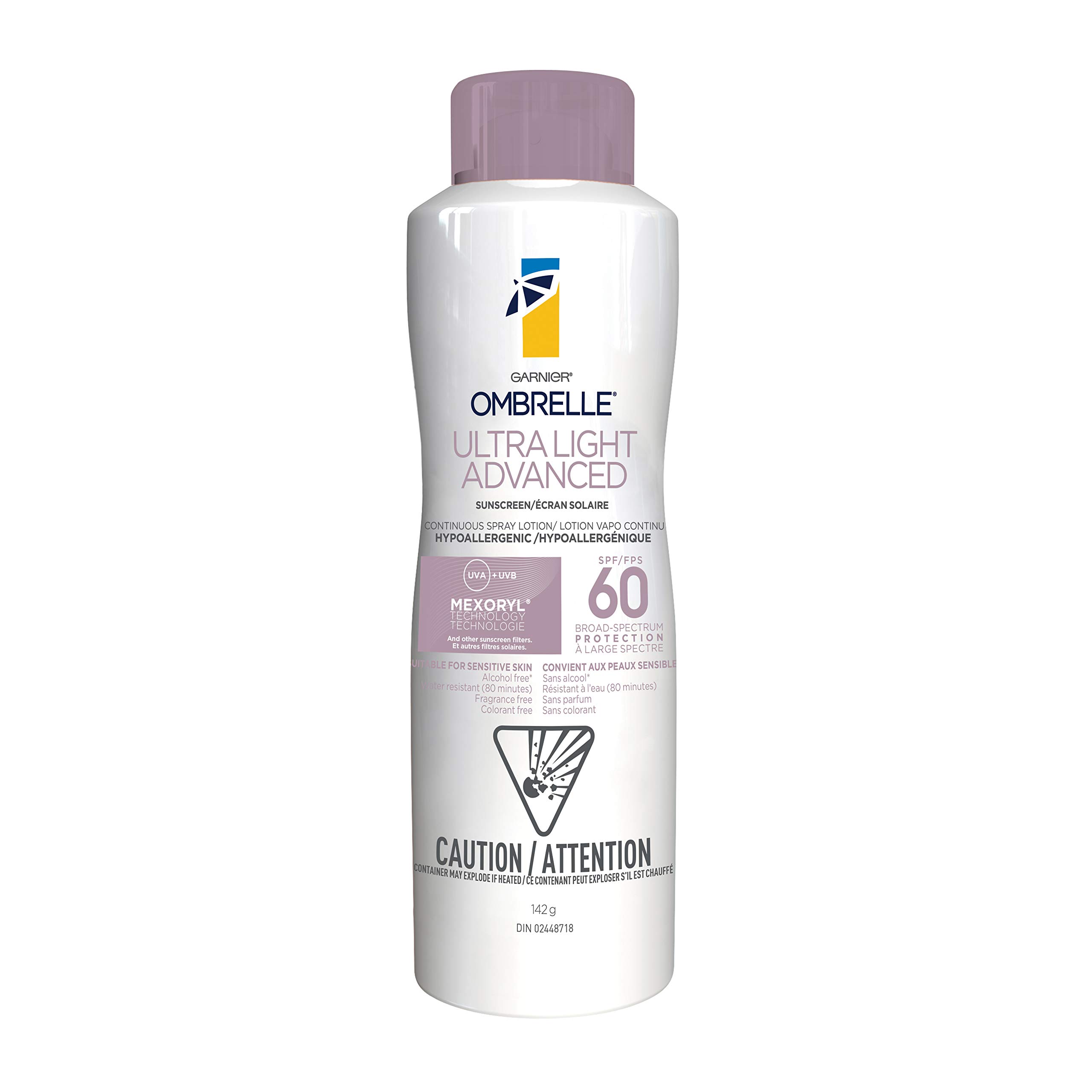 garnier ombrelle sensitive spf 60
