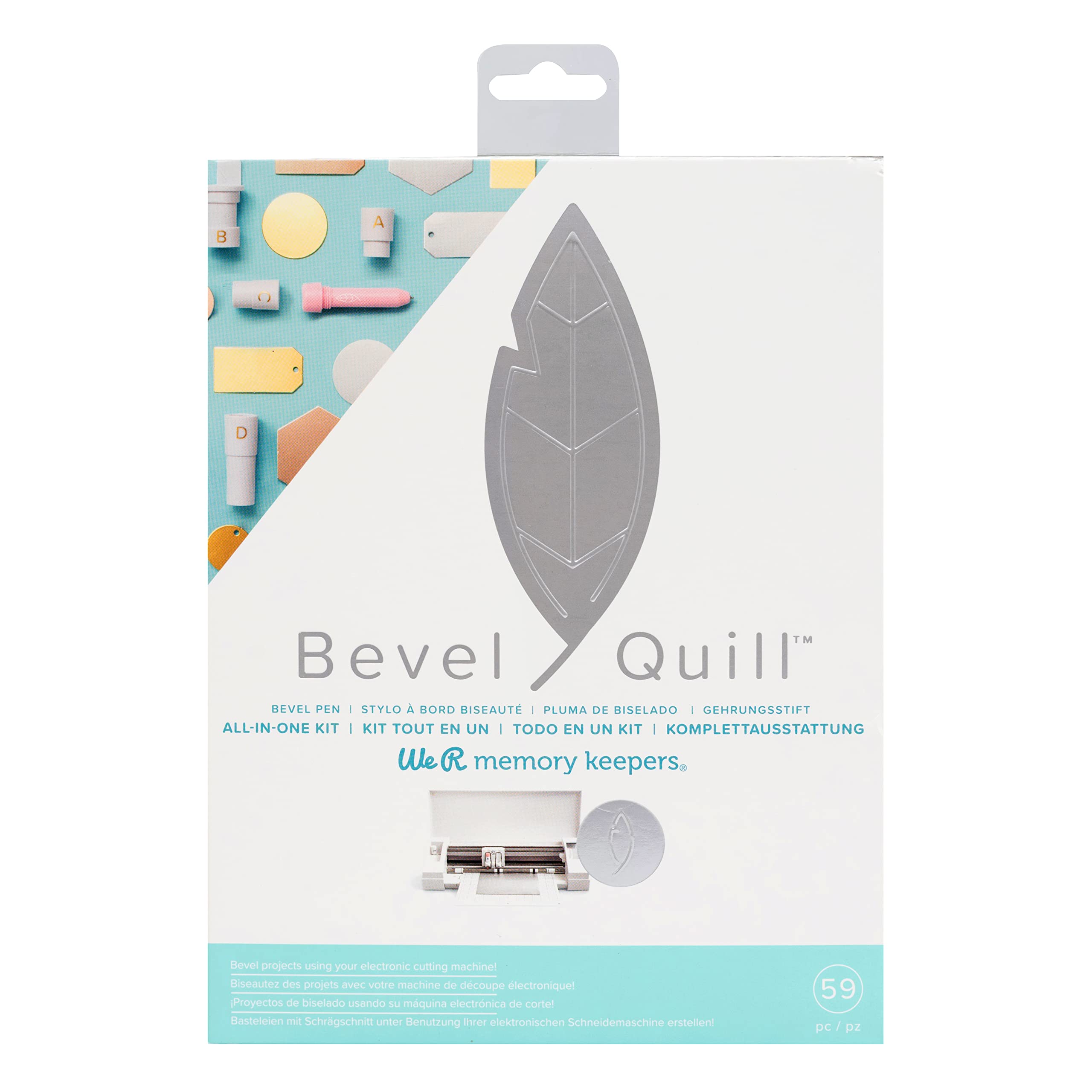 We R Memory Keepers Bevel QUILL Start KT, Silver, One Size