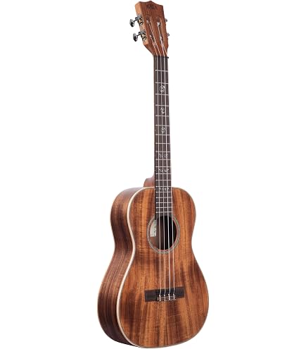 Amazon.com: Lanikai ACST-B 4 String Ukulele Acacia Baritone, With