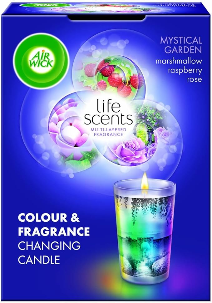 Air Wick Colour Change Candle Mystical Garden 140 g (Pack of 3) Amazon