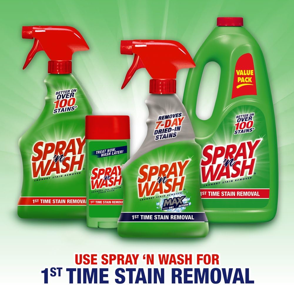 Spray 'N Wash Max Laundry Strain Remover 16 oz: Health & Personal Care