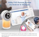 VTech RM7768HD Smart Wi-Fi Baby Monitor 7in Touch Screen 1080p Camera view 4