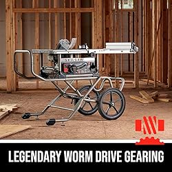 SKIL 10 Inch Heavy Duty Worm Drive Table Saw with