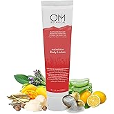 OM Botanical Magnesium Body Lotion | No Sting, No Itch | Ultra-Hydrating Organic Body Butter & Magnesium Cream for Hands, Feet & Body | Fast-Absorbing, All-Natural Relief in a 150ml Eco-Friendly Tube