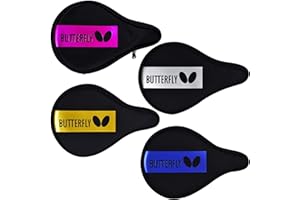 Butterfly BD Full Paddle Case - Heavy-Duty Nylon Material - Fits One Ping Pong Paddle - Table Tennis Racket Protection