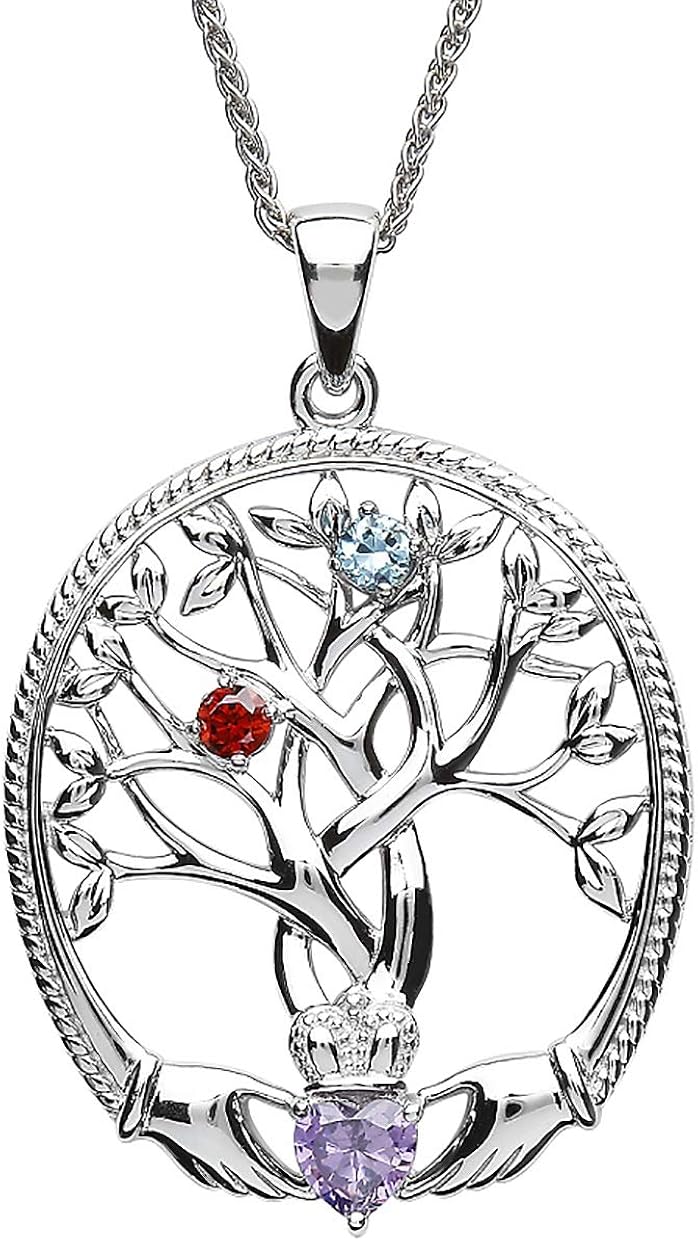 mother child tree of life pendant