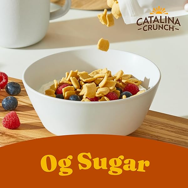 CATALINA CRUNCH PROTEIN CEREAL – SUGAR FREE BREAKFAST CEREAL WITH 11G OF PROTEIN – GLUTEN FREE – MAPLE WAFFLE – 9 OZ. BAG (PACK OF 1) (PACKAGING MAY VARY)