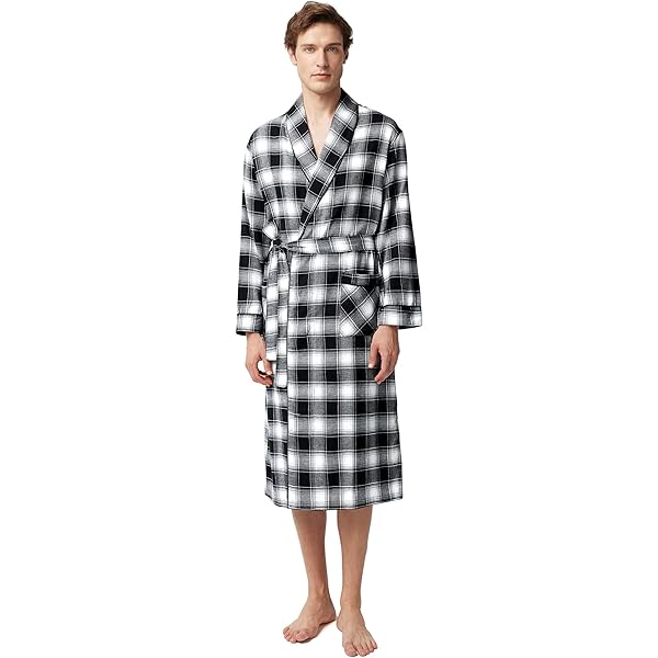 Bata Polar Hombre AMERICAN HEAVEN Bata De Franela De Forro Polar