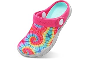 BESROAD Kids Girls Boys Quick Dry Athletic Water Shoes Sandals Pool Swim Outdoor Sandals Wide House Clog Slippers