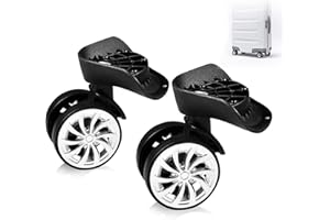 Suitcase Wheel Replacement, Premium Quality Nylon Swivel Wheel Replacement for Travel Suitcase