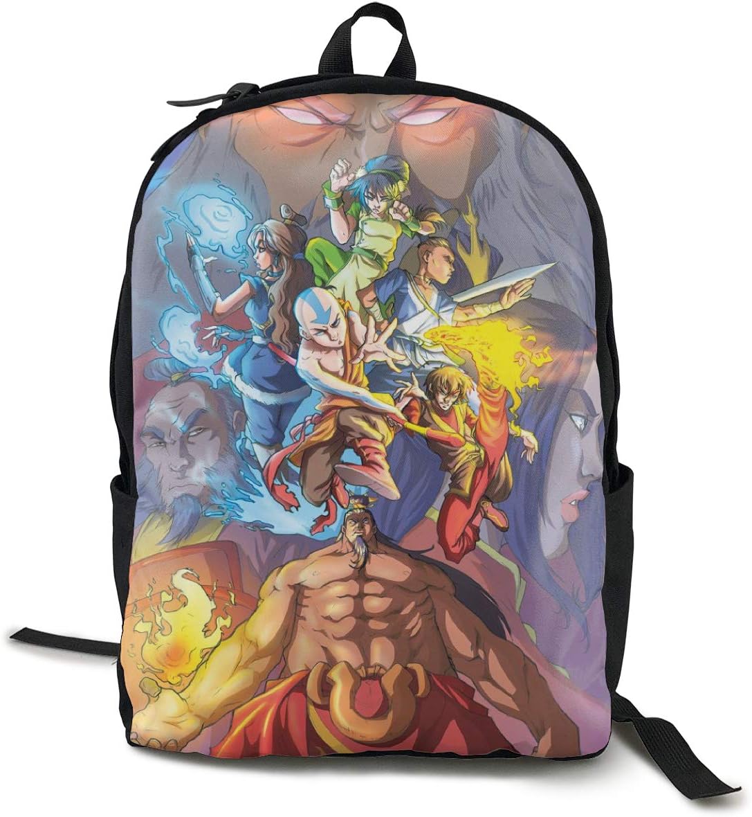 Classic Worlde Backpack Bag Avatar Last Air-ben-der Large Capacity Novelty Laptop Bag For Kids Women Men