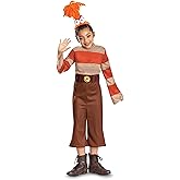 Disguise Girls Inside Out Anxiety Costume for Kids, Official Inside Out Halloween Costume and Headpiece