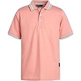 Ben Sherman Boys Polo Shirt - Classic Fit Comfort Stretch Short Sleeve Pique Golf Polo Shirts for Boys (Sizes: 8-18)