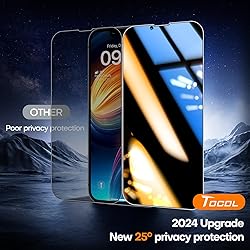 TOCOL for iPhone 16e / iPhone 13 Privacy Screen
