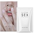 Bijoux Indiscrets Slow Sex Oral Sex Strips 7ct - Tongue Mint Strips - Elevate Intimacy with Minty Freshness, Tingle with Excitement, and Redefine Pleasure