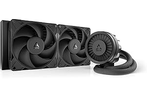 ARCTIC Liquid Freezer III Pro 280 - AIO CPU Cooler, 2 x 140 mm Water Cooling, 38 mm Radiator, PWM Pump, VRM Fan, AMD AM5/AM4,
