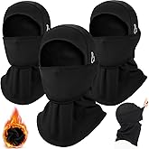 Eurzom 3 Pcs Winter Balaclava Ski Mask for Men Women, Windproof Thermal Face Mask Cold Weather Skiing Cycling Snowboarding