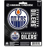 FANMATS NHL Edmonton Oilers Team Decal, 3-Pack, Blue